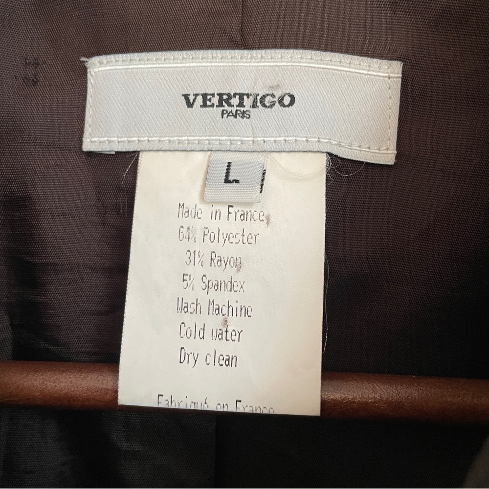 Vertigo Paris Blazer Structured Fitted Button Dow… - image 10
